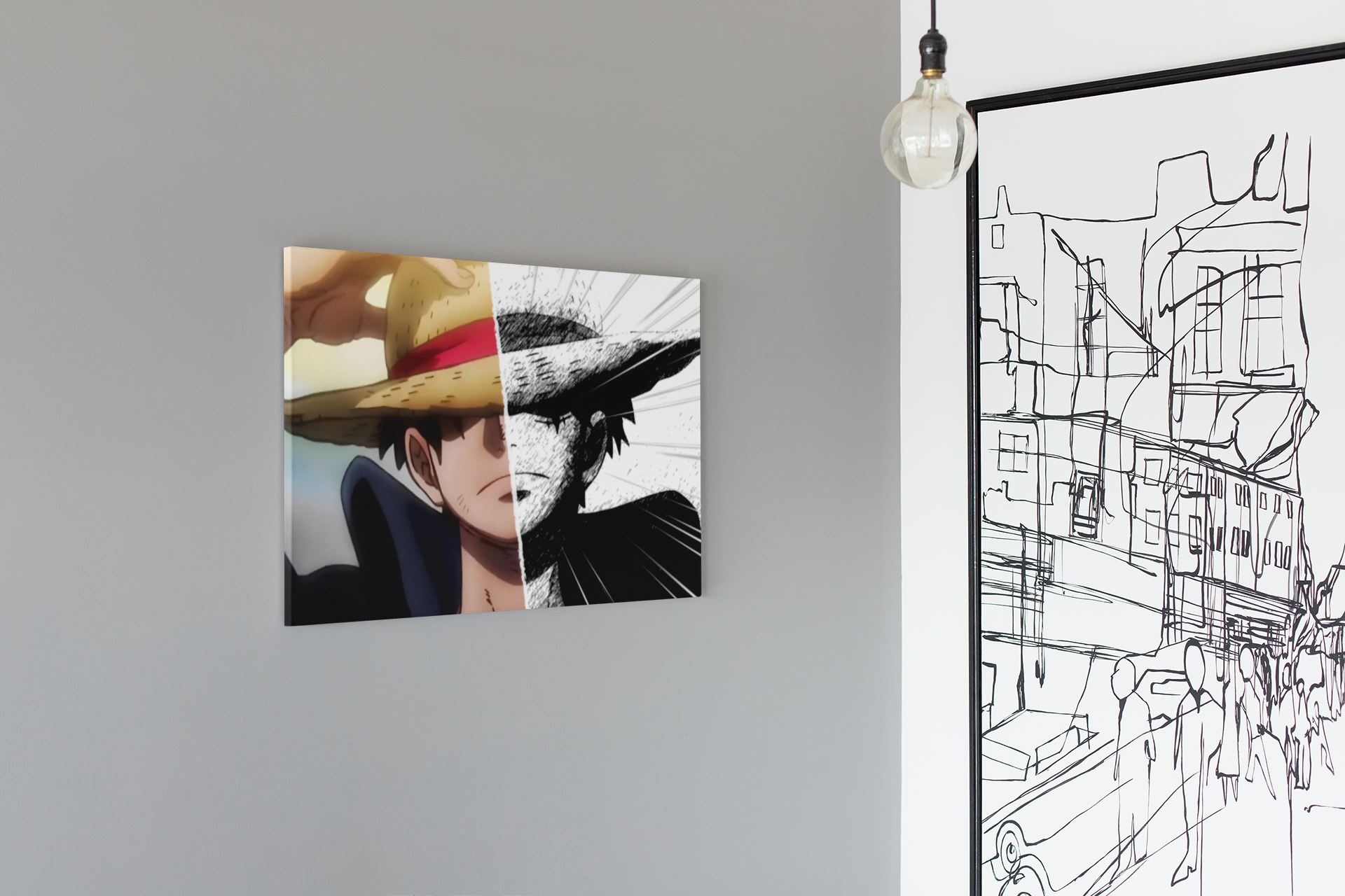 SPL!T "Monkey D Luffy" - Premium CANVAS