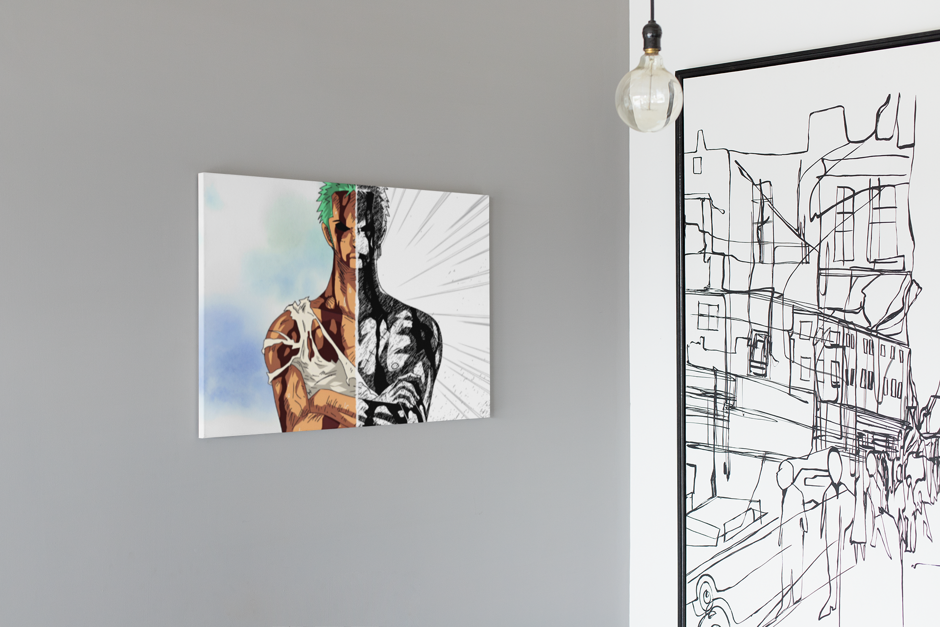 SPL!T "Roronoa Zoro (Nothing Happened)" - Premium CANVAS