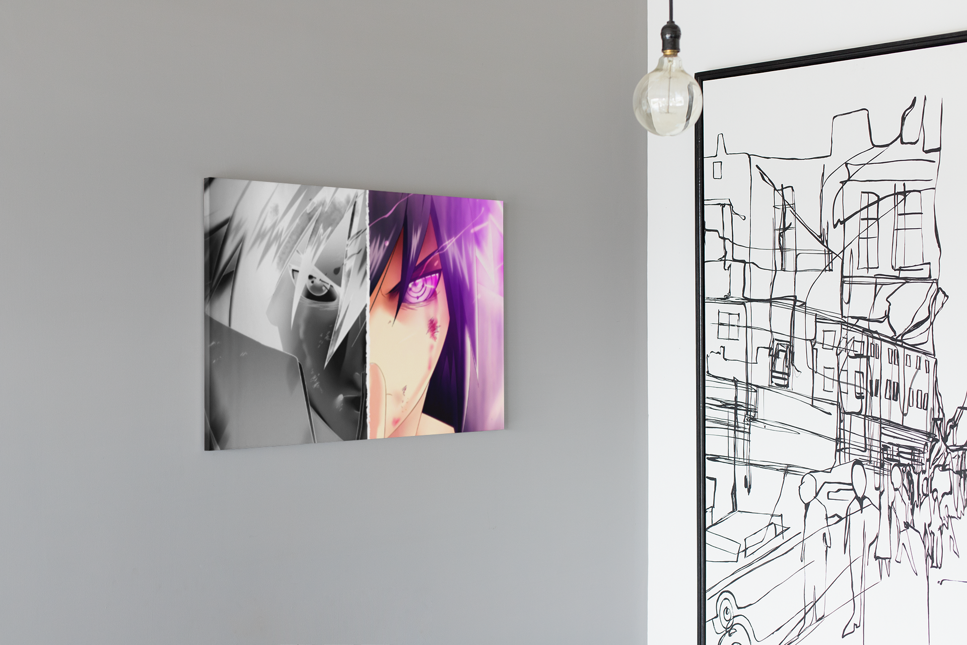 N3G "Sasuke Uchiha" - Premium CANVAS