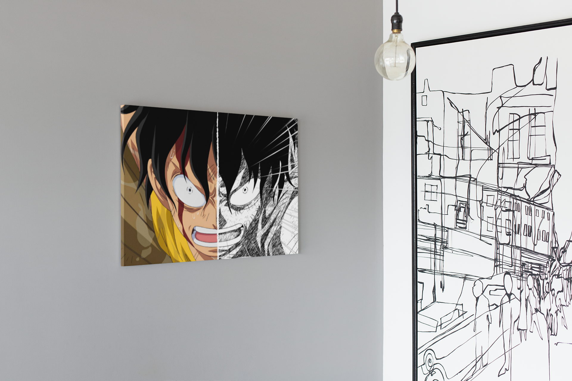 SPL!T "Monkey D Luffy" V2 - Premium CANVAS