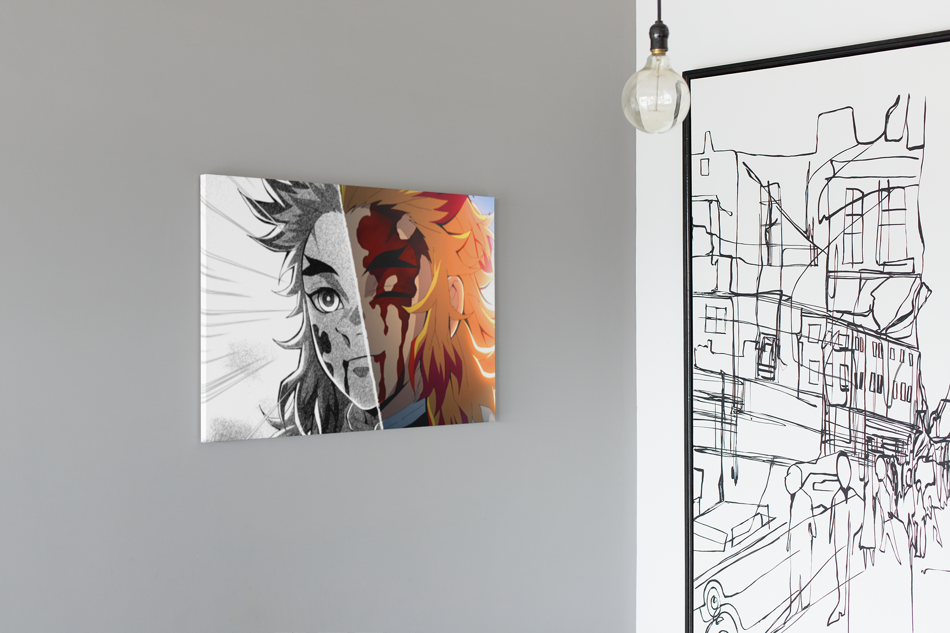 SPL!T "Kyojuro Rengoku" - Premium CANVAS